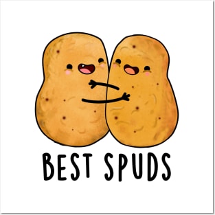 Best Spuds Cute Best Buddies Potato Pun Posters and Art